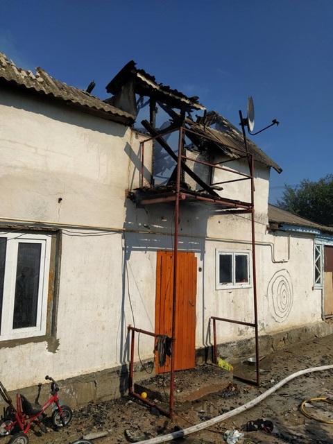 Пожар в Бахчисарайском районе - 2